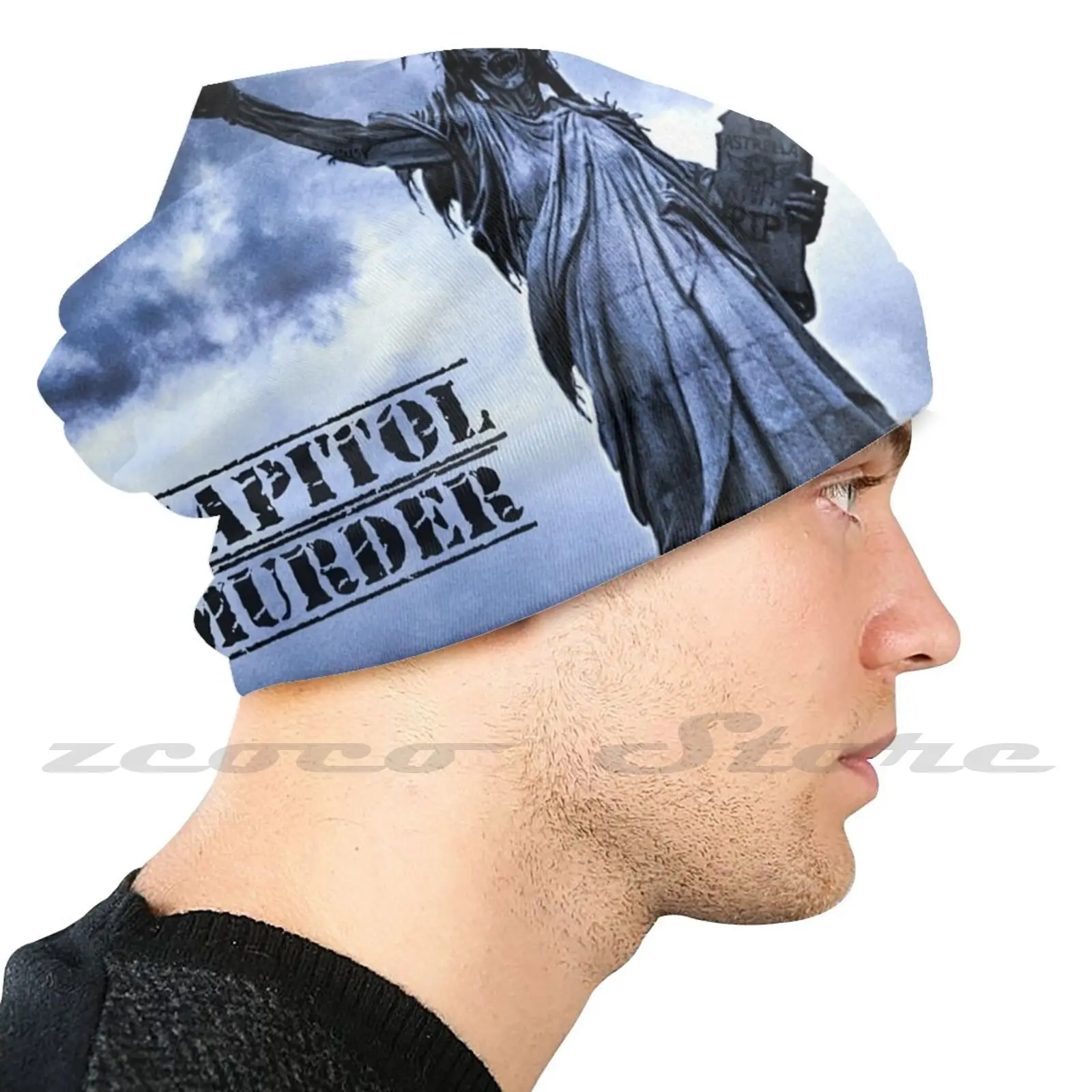 Вязаная шапка с углублением мягкая эластичная для отдыха на открытом воздухе