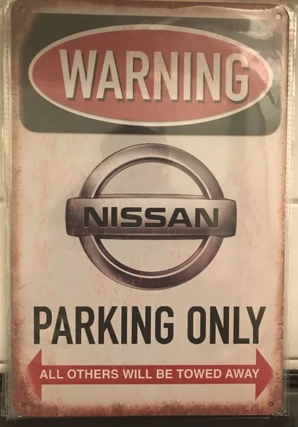 

Retro Classic Nissan Parking Only Tin Metal Sign Garage Shed Man Cave