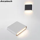 Современная светодиодная Водонепроницаемая уличная настенная лампа, IP65, алюминиевый светодиодный настенный светильник, комнатное декоративное бра для детской комнаты, 6 Вт12 Вт20 Вт