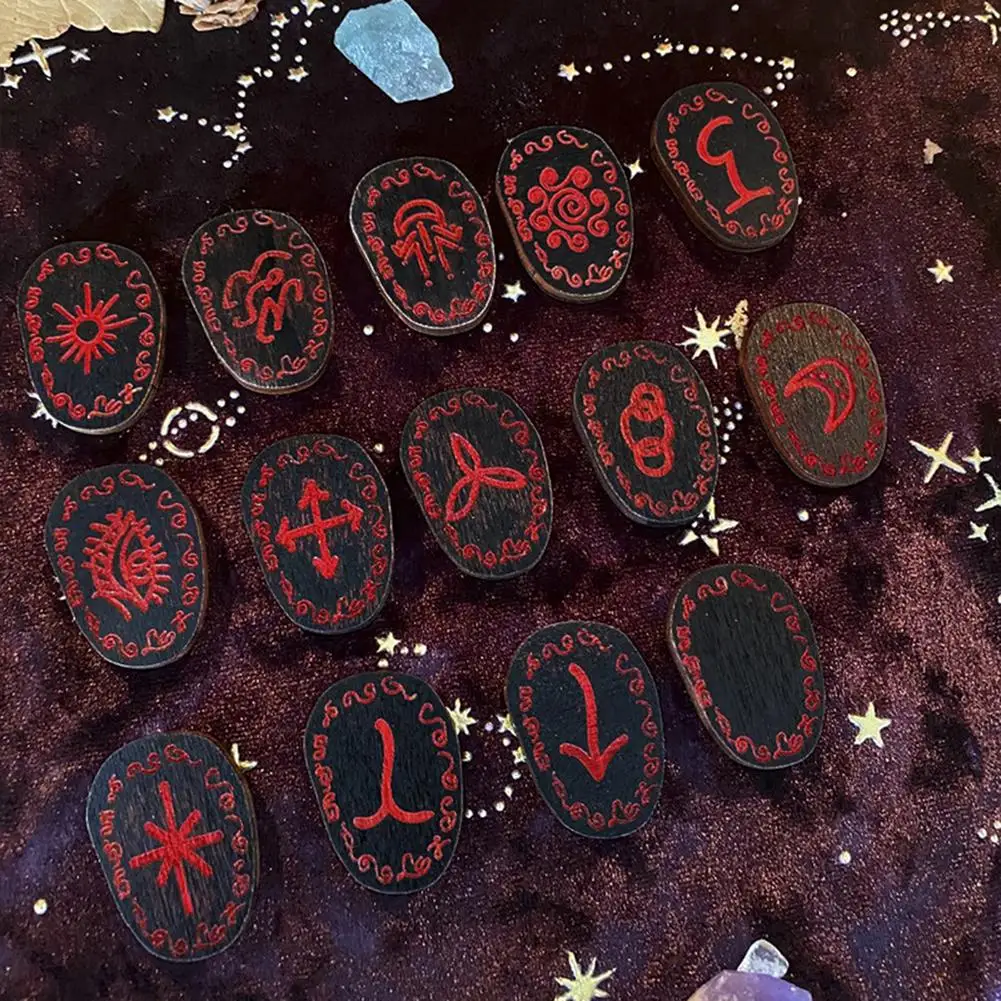 1 Набор Руны из камня Для удачи камней для гадания кристаллы руны восстановления