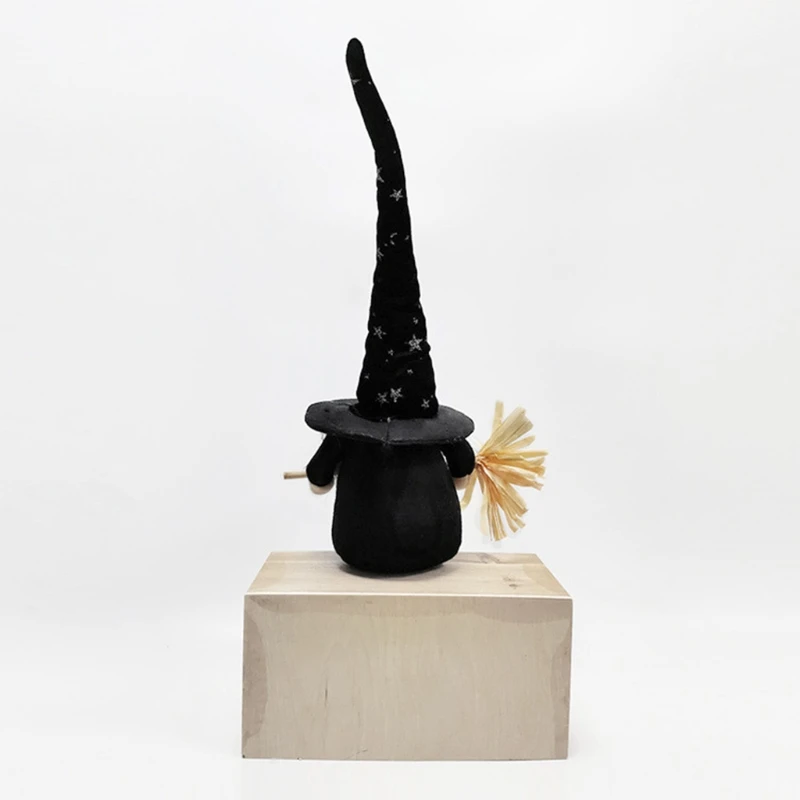 

Halloween Witch Gnome Ornaments Handmade Tomte Swedish Gnome Nisse Scandinavian H3CC