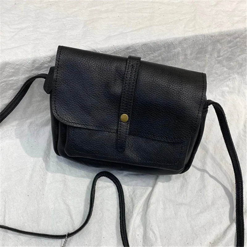 

YourSeason Ladies Genuine Leather Shoulder Crossbody Bags Casual Soft Cowhide Woman Messenger 2021 Simple Bag Solid Color