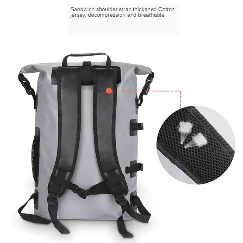 Водонепроницаемый вещевой мешок для плавания сухой рюкзак 25л дрейфующий легкий