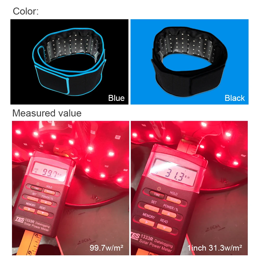 custom 2021 new 16w 660nm led red light and 850nm near infrared light therapy devices large pads wearable wrap for pain free global shipping