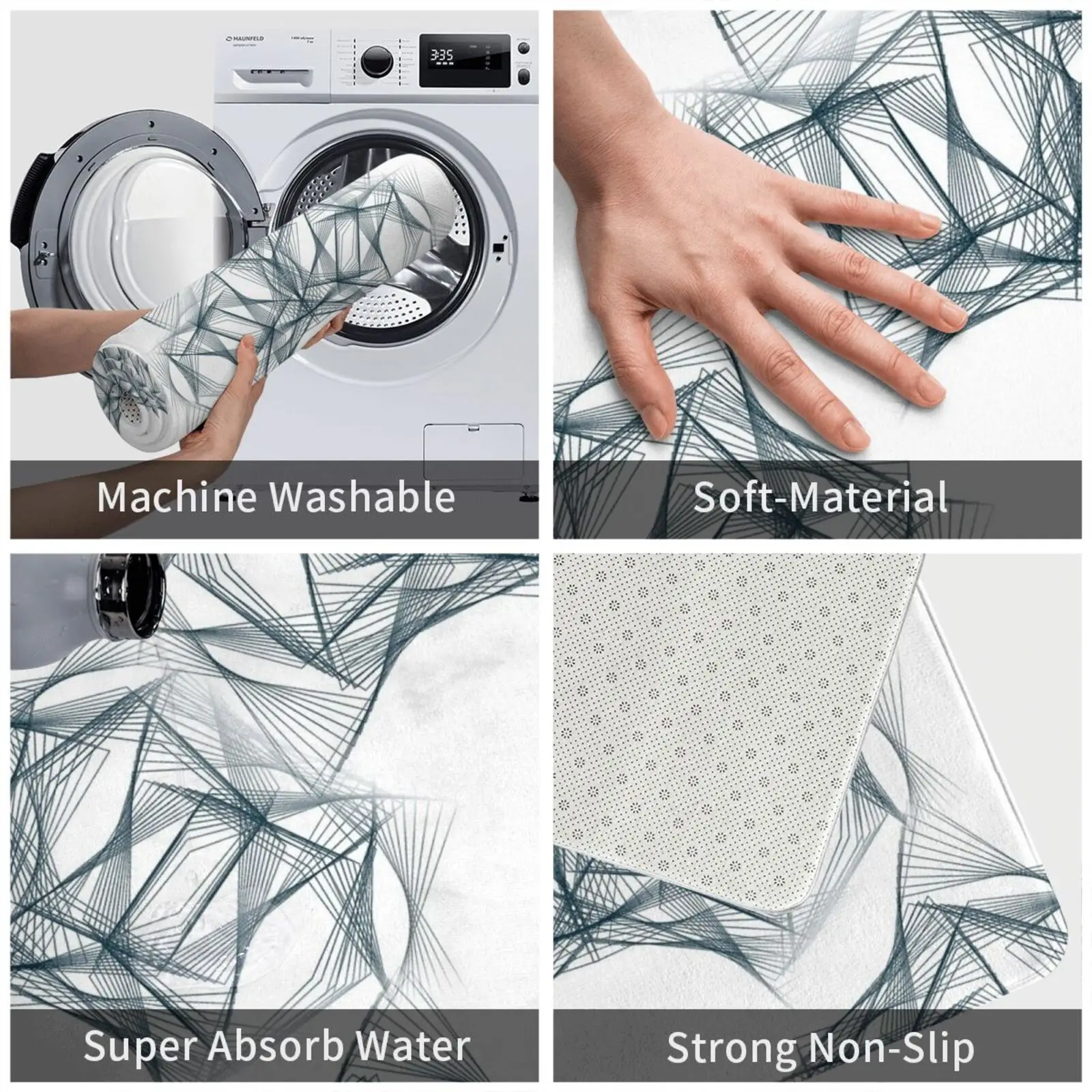 Струны Da Fs и кривые A1efx.? Коврик для коврика мягкий коврик подушки Ohdz с