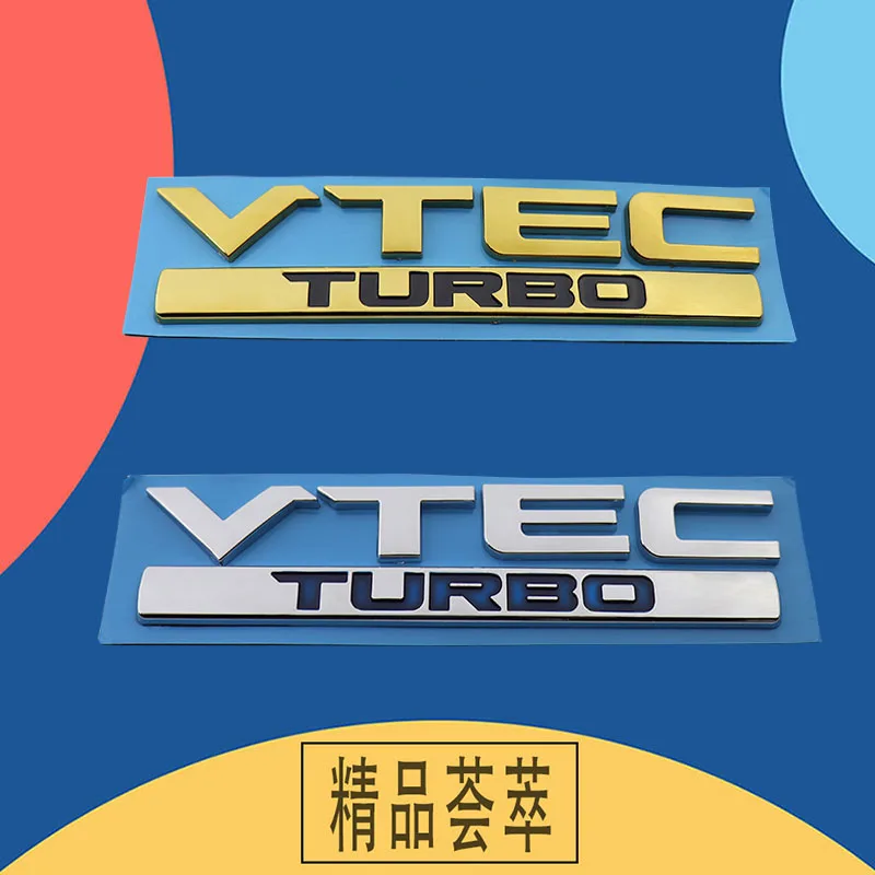 3D Премиум VTEC TURBO для Civic CRV Jazz Accord City автомобильный капот крыло багажник задняя
