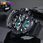 Часы SKMEI мужские камуфляжные кварцевые электронные, спортивные Водонепроницаемые светодиодные с секундомером, 1283