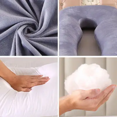 Бесплатная доставка Новая U-образная подушка для беременных с кристаллами