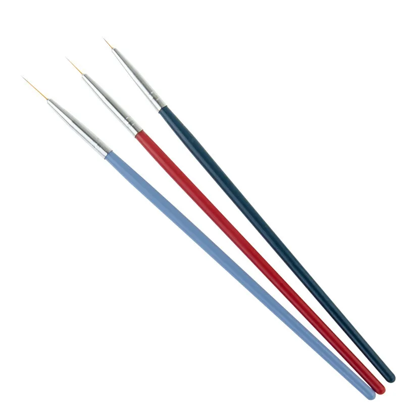 3 шт./компл. подводка для дизайна ногтей ручка рисования 3D Советы DIY акриловые