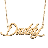 necklace with name daddy for his her family member best friend birthday gifts on christmas mother day valentines day
