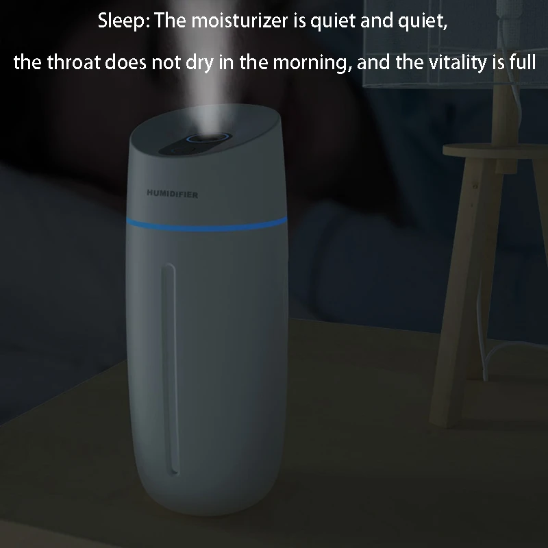 

USB Air Purifier Freshener with LED Lamp Aromatherapy Diffuser Mist Maker for Home Auto Mini Car Humidifiers