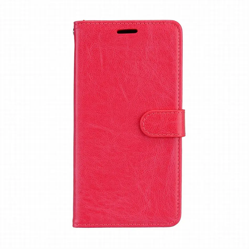 Red Простые кожаные чехлы, чехлы-книжки для Apple iPhone 4G 5G 6G 7G 8G 6+ 7+ 8+ подставка Fundas, одноцветная Рамка Держатель карточки Coque P08G - Цвет: Red