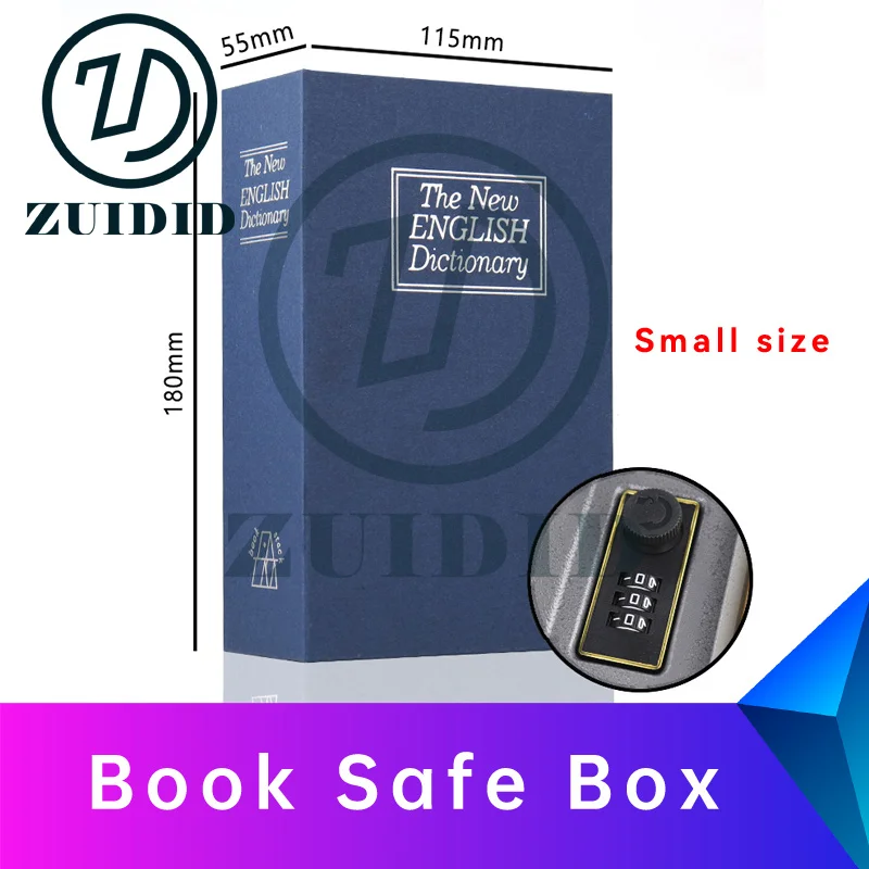 Book Safe Box crack the code to open the mysterious space to find the clues Real Life escape room game props ZUIDID
