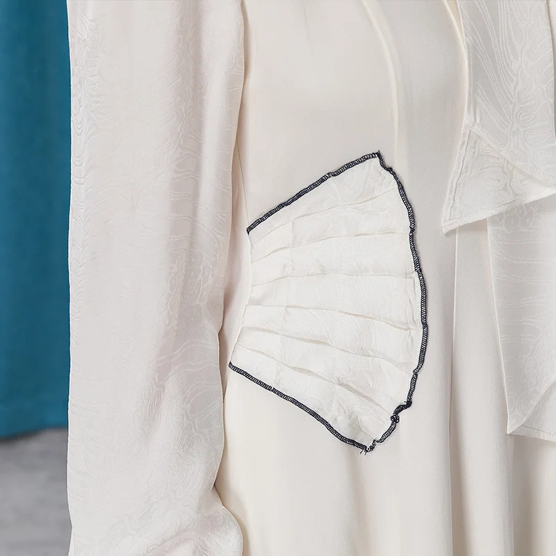 VOA белое шелковое длинное платье для женщин вечерние женские ночные летние