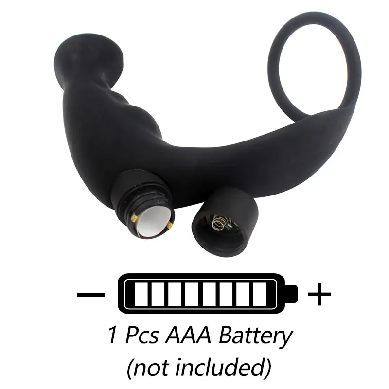 DOPAMONKEY Prostate massage silicone Anal Plug Dildo10 speeds Vibrator Butt Delay Ejaculation Ring Sex Toys For Men Gays | Красота и
