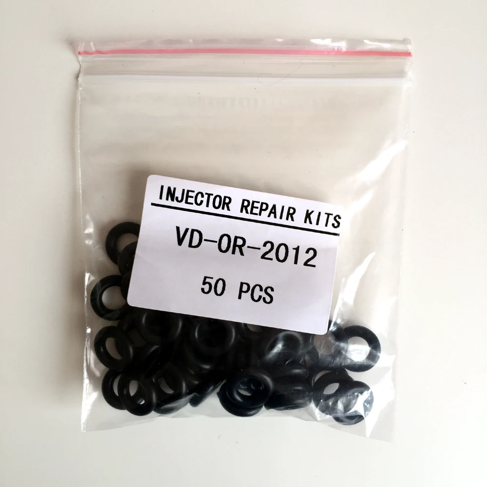 50 шт. универсальные резиновые уплотнительные кольца для топливного инжектора 7