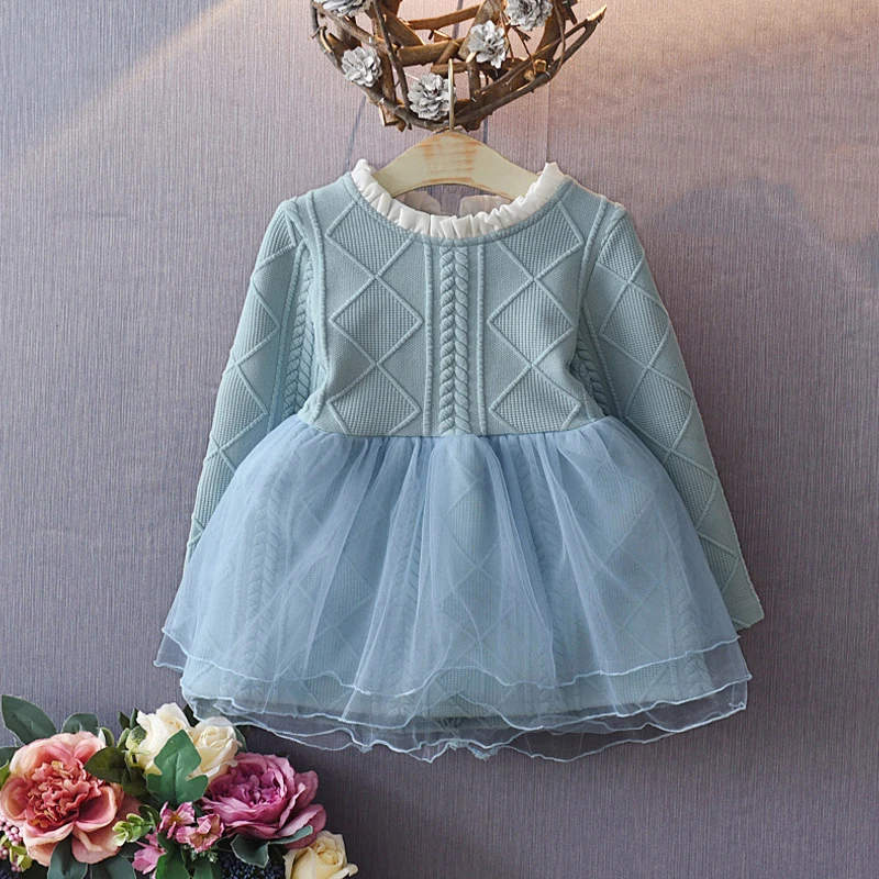 

Осенне-зимнее Сетчатое платье вечерние платья-свитера детское платье для девочек детское платье Одежда для девочек, платье на новый год, 2022