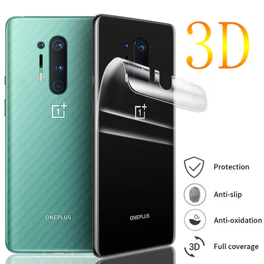5 шт. защитное 3d стекло из углеродного волокна для OnePlus 8 6T 5T Z полная защитная