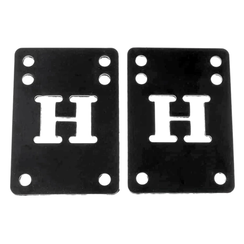 

2Pcs Rubber Skateboard Longboard Riser Pad Shock Pads 1/8 3mm Reduce Vibrations Skateboard Accessories