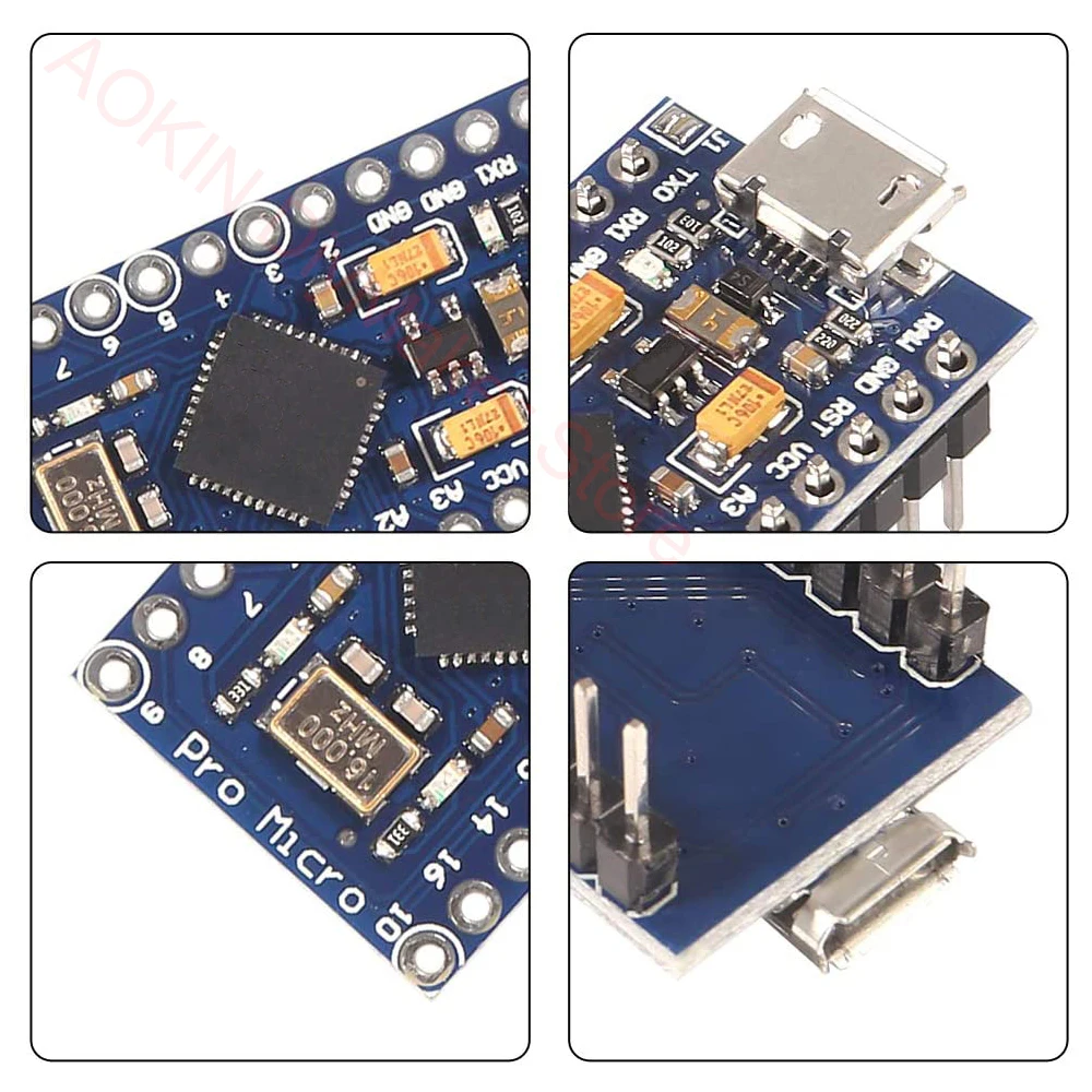 Макетная плата для Arduino Pro Micro Atmega32U4 5 в 16 МГц загрузочное устройство IDE USB с