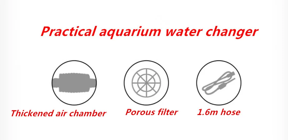 Аквариумный пескомоечный преобразователь Рыбная чаша промыватель песка Pumper