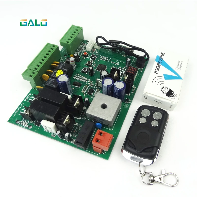 Распашные ворота открывалка карты двигателя Монтажная плата контроллера 12 V/24VDC мотор(пульт дистанционного управления опционально