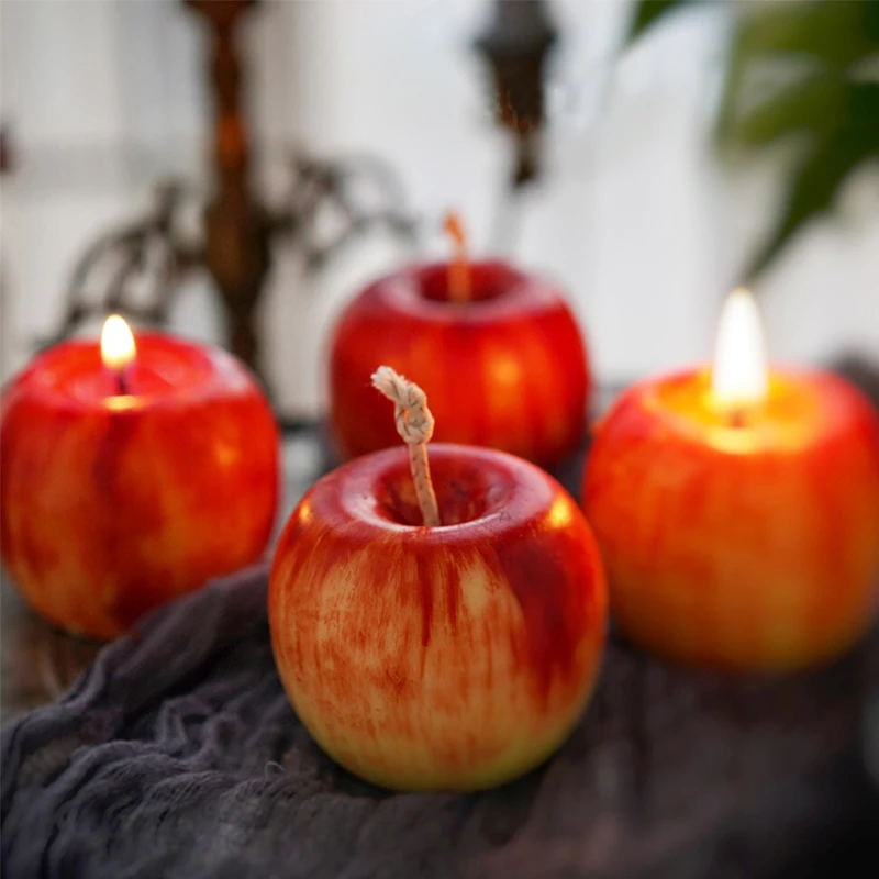 

Christmas Eve Apple Transparent Acrylic Mold Handmade Festival Gift Candle Making Supplie DIY Aroma Gypsum Soap Carft Home Decor