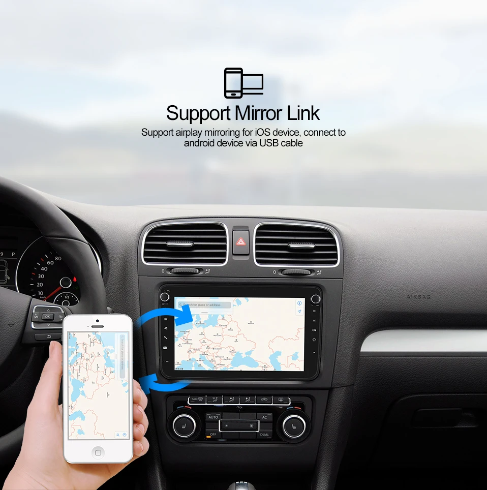 Asottu CDZ8060 android 8,1 автомобильный dvd gps навигатор для skoda для volkswagen golf polo tiguan passat 2 din gps плеер стерео