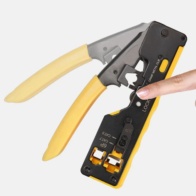 Все в одном EZ RJ45 инструмент сети обжимной для кабелей прессовочной машины Cat7 Cat6