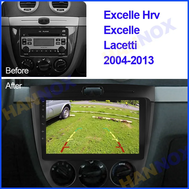Автомагнитола HANNOX 2 Din Android мультимедийный GPS-плеер рамка для Chevrolet Lacetti J200 BUICK Excelle