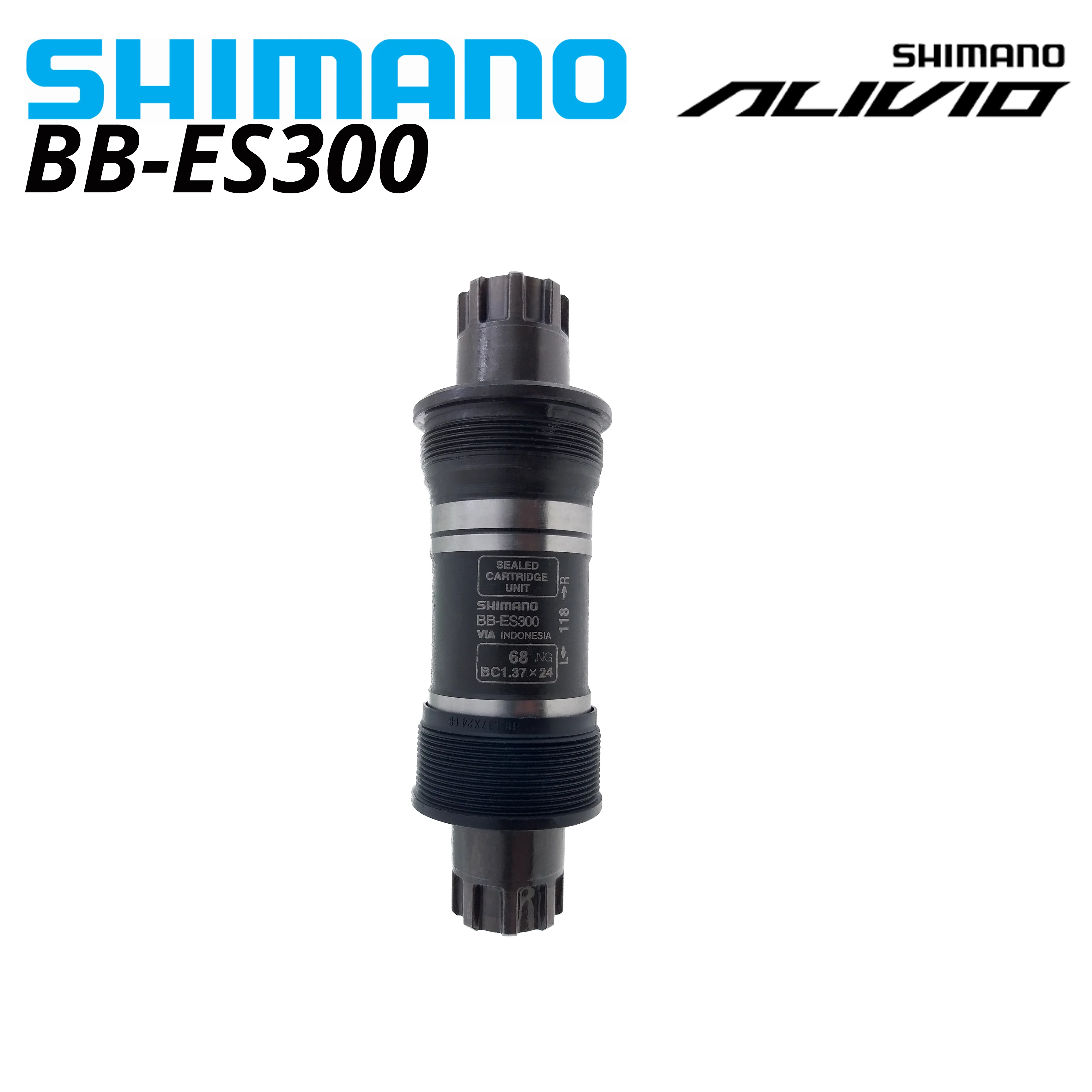 Каретка велосипедная Shimano BB ES300 68x118 мм 68x113 для передняя Звездочка шатун Spline BC 1 37x24