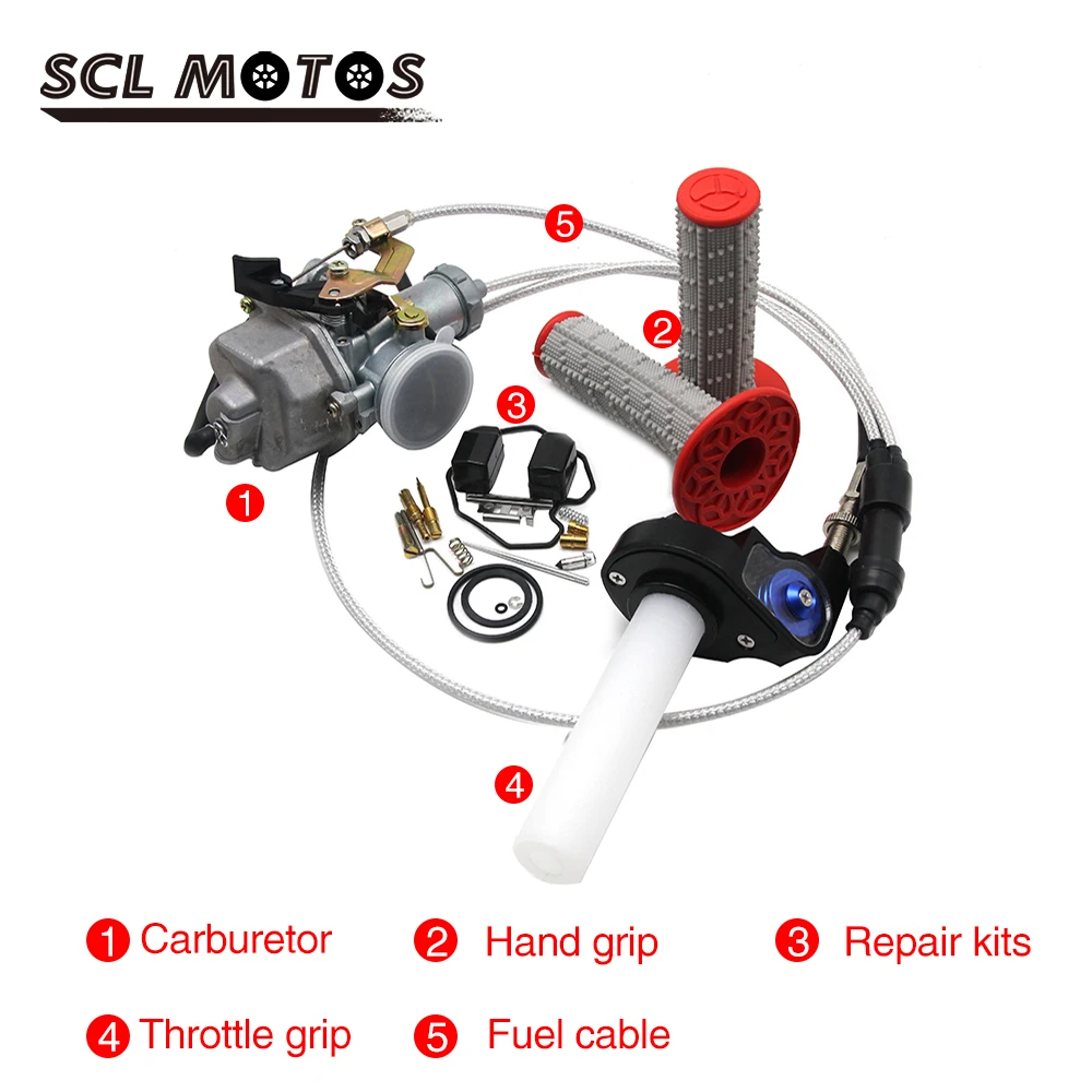 SCL MOTOS Новый 1 комплект Keihin Auto PZ30 МОТОЦИКЛ КАРБЮРАТОР Ручка Дроссельной заслонки