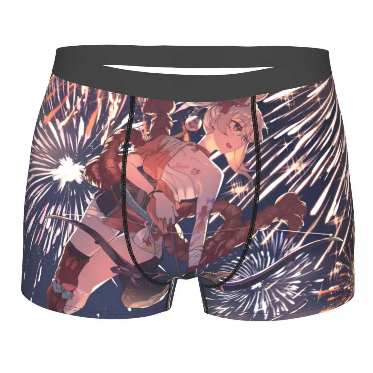 

Yoimiya Genshin Impact Game Underpants Breathbale Panties Man Underwear Comfortable Shorts Boxer Briefs