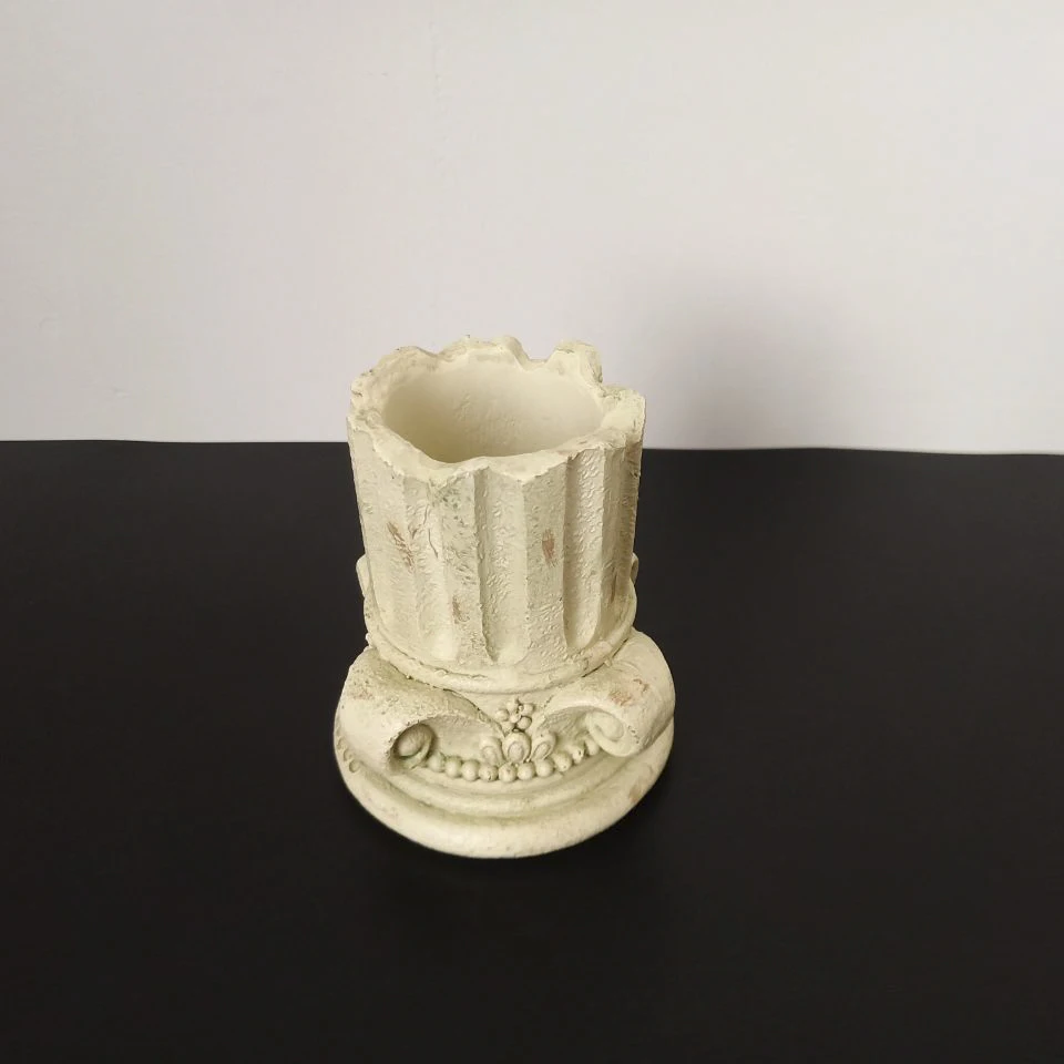 

Concrete Planter Plaster Molds For Succulent Plants Roman Column Design Silicone Flower Pot Molds Mini Pot Cement Mould