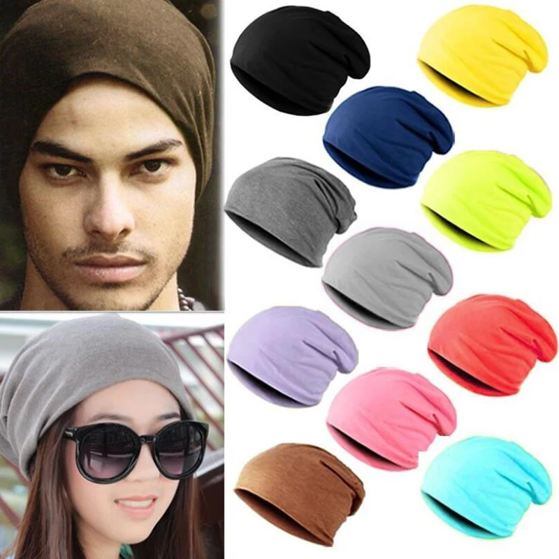 

VIIANLES Hip-hop Snap Slouch Skullies Bonnet beanie Hat Gorro Spring Women Men Knitted Winter Cap Casual Beanies Solid Color