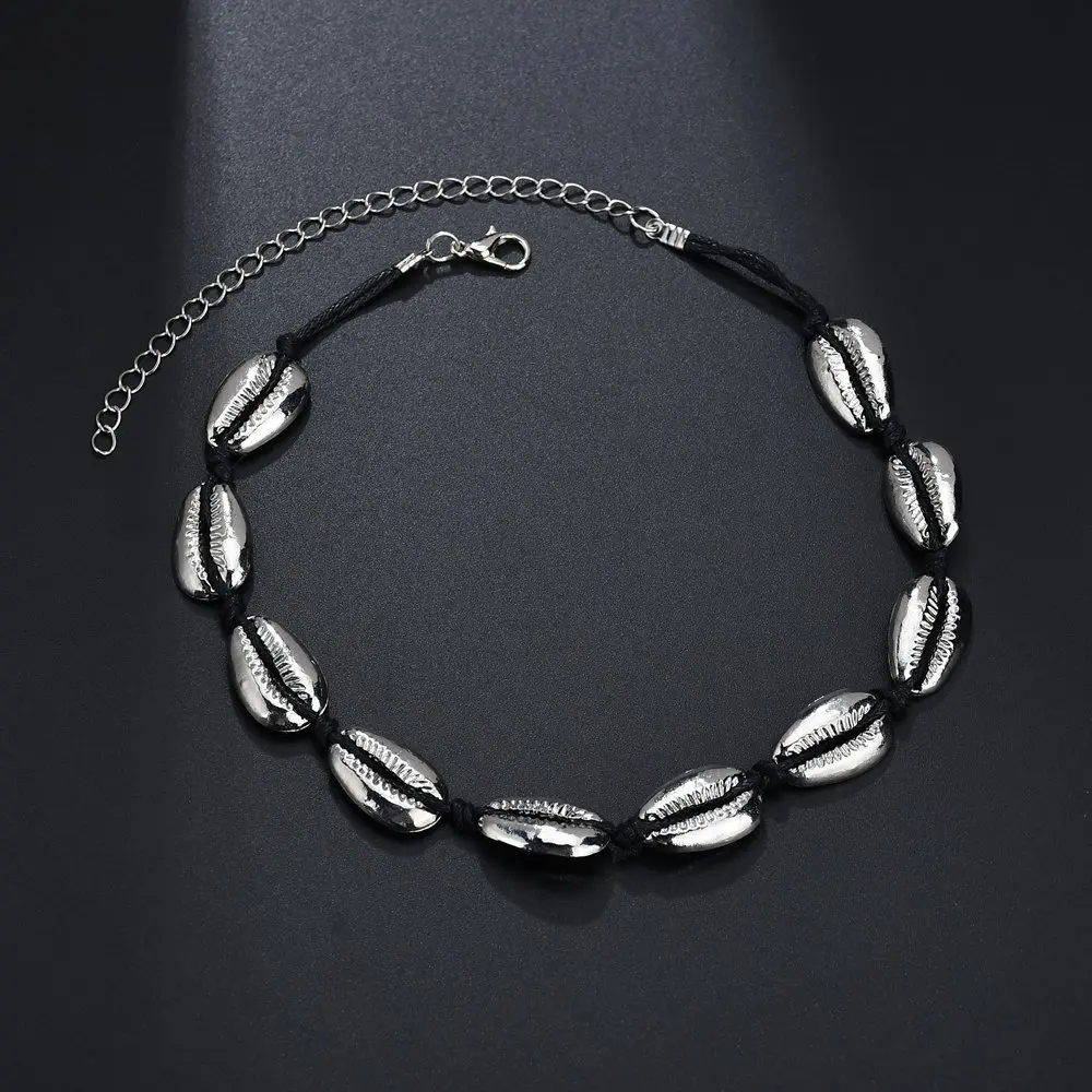 Ожерелье с раковинами чокер для женщин белый Конч девочек винтажный