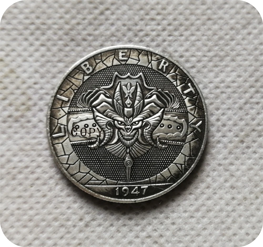 Никелевая монета Хобо 1947 ходячая свобода половина копия доллара | Дом и сад
