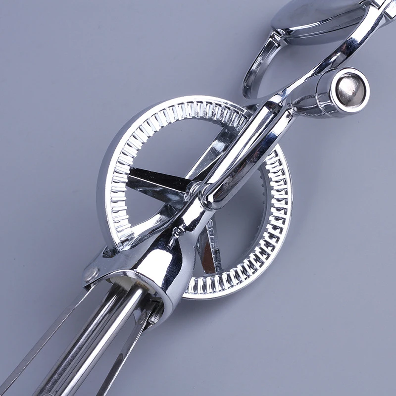 

Stainless Steel Manual Egg Beater with Rotary Handle Egg Appliance Kitchen Supplies P7Ding