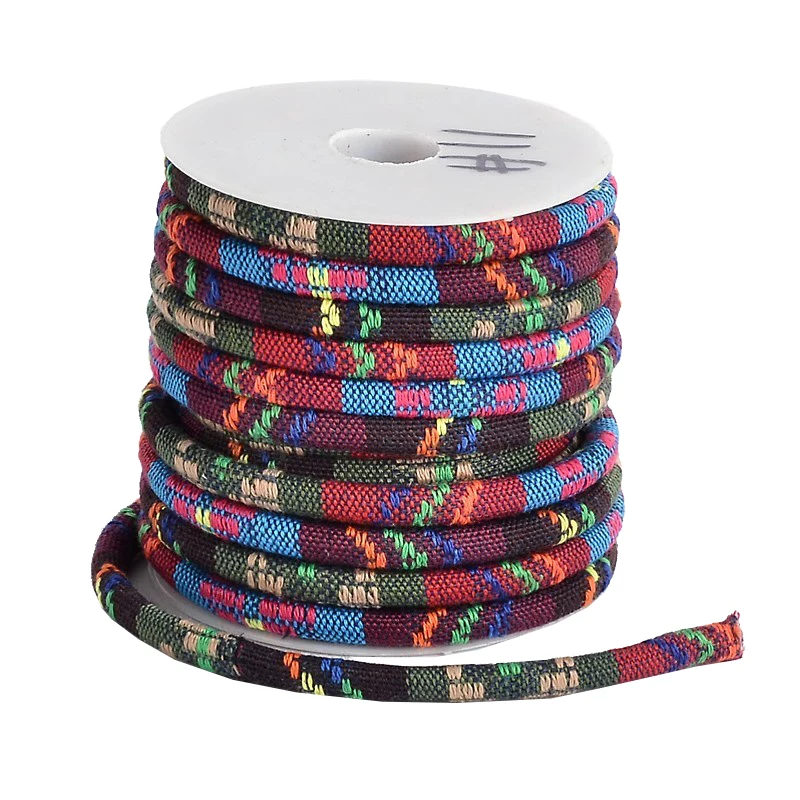 Этнический шнур из полиэстера 9 цветов 10 ярдов/рулон нить для изготовления