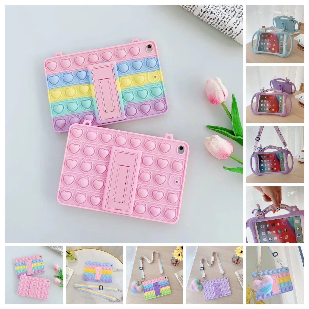 

Силиконовый чехол-подставка для Samsung Galaxy Tab A 10 1 2019 SM T510 T515