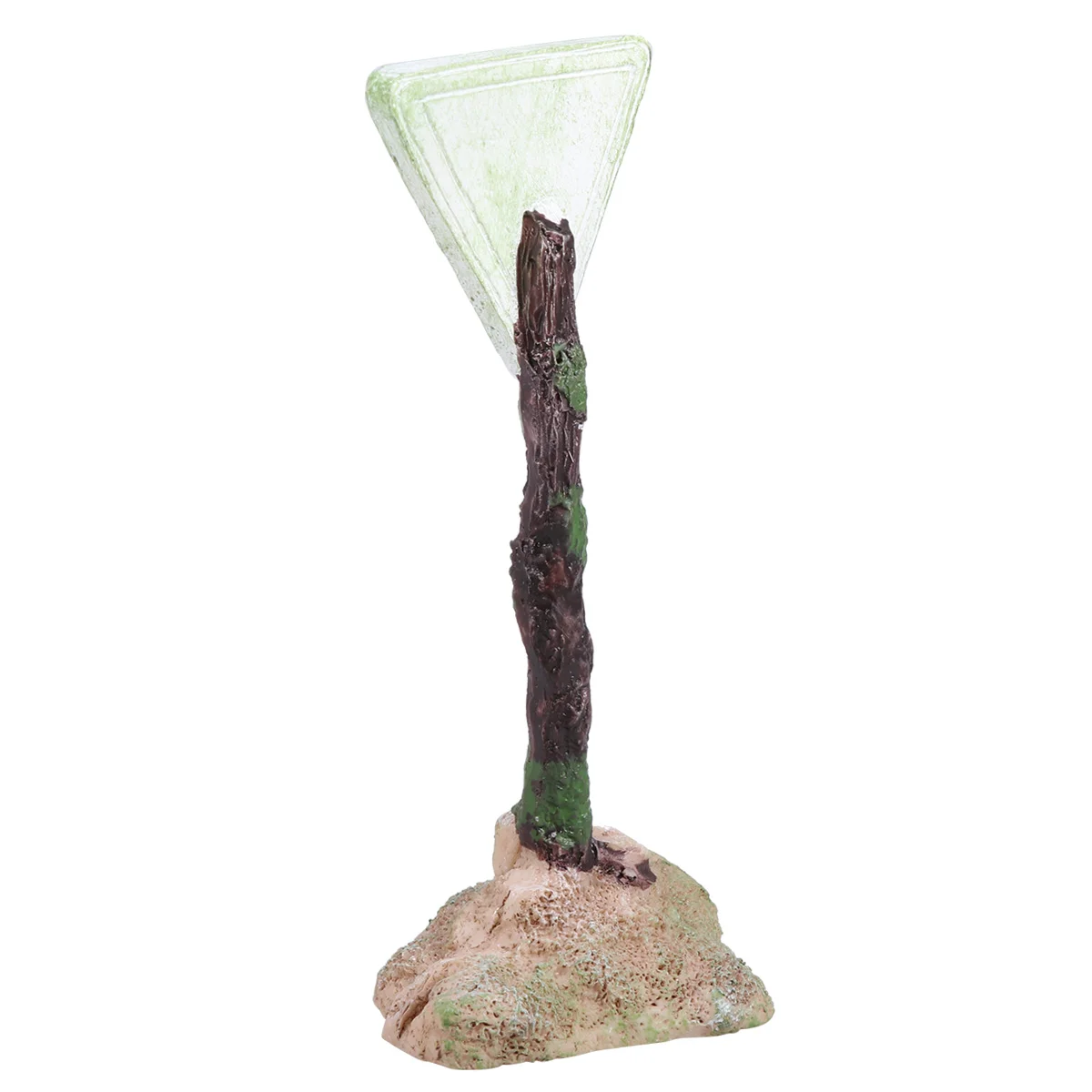 

Cartoon Resin Small Display Warning Signs Fish Tank Adornment Aquarium Resin Landscape Decoration (PE117 Shark)