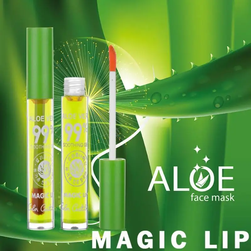 Алоэ Вера масляная Помада для губ блеск оттенок грунтовка увлажняющий Макияж