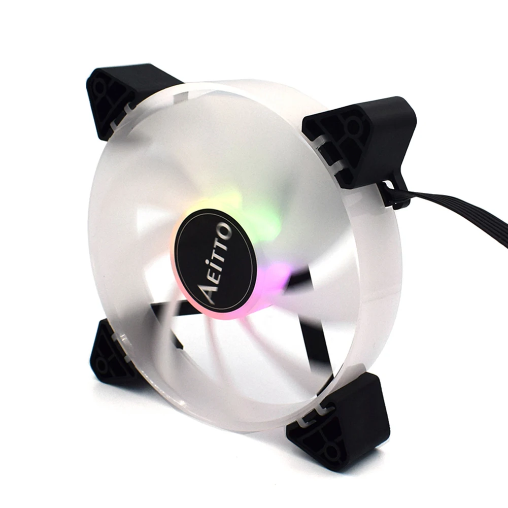 

PC Radiator Quiet CPU Cooling Fan Silent Chassis Radiator Heatsink Silent 120mm 6 Pin Cooling CPU Cooler Fan