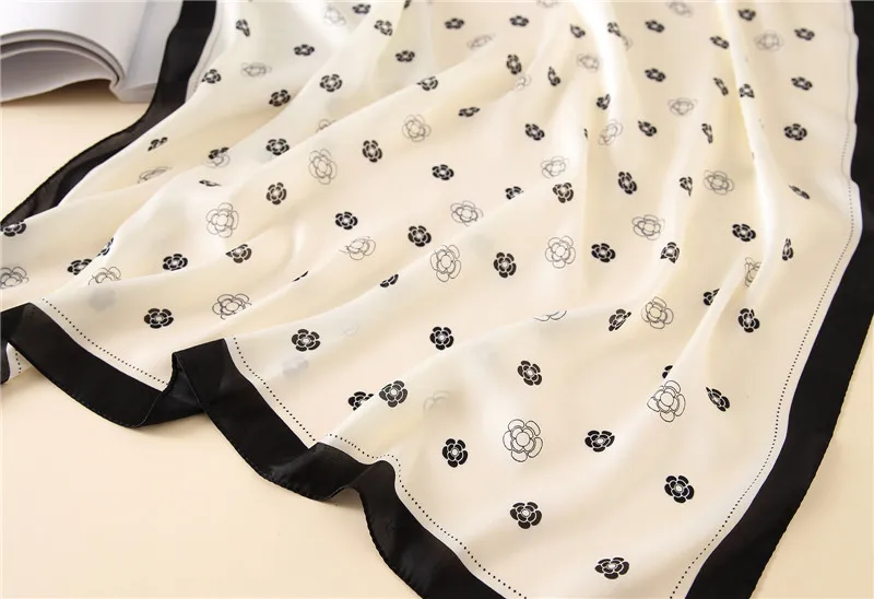 Новинка 70x70 см женский многофункциональный полиэфирный шелковый шарф