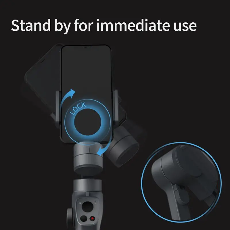 

Funsnap Capture2 3 Axis Handheld Gimbal Stabilizer Anti-shake Kit for Smartphone D2TC