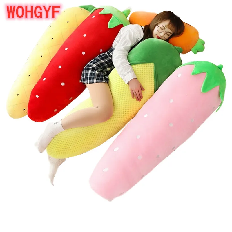 Большой SizeCreative фрукты сапоги с высоким голенищем из плюша подушки мягкие и овощи