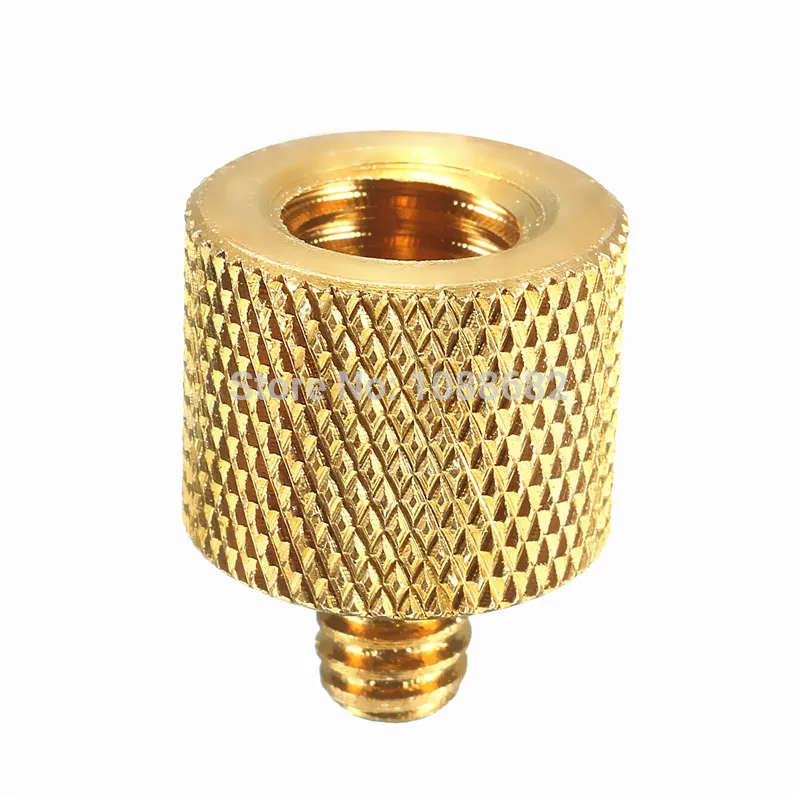 Резьбовой Адаптер Jadkinsta золотистого цвета с резьбой со штативом Мама на 1/4 дюйма