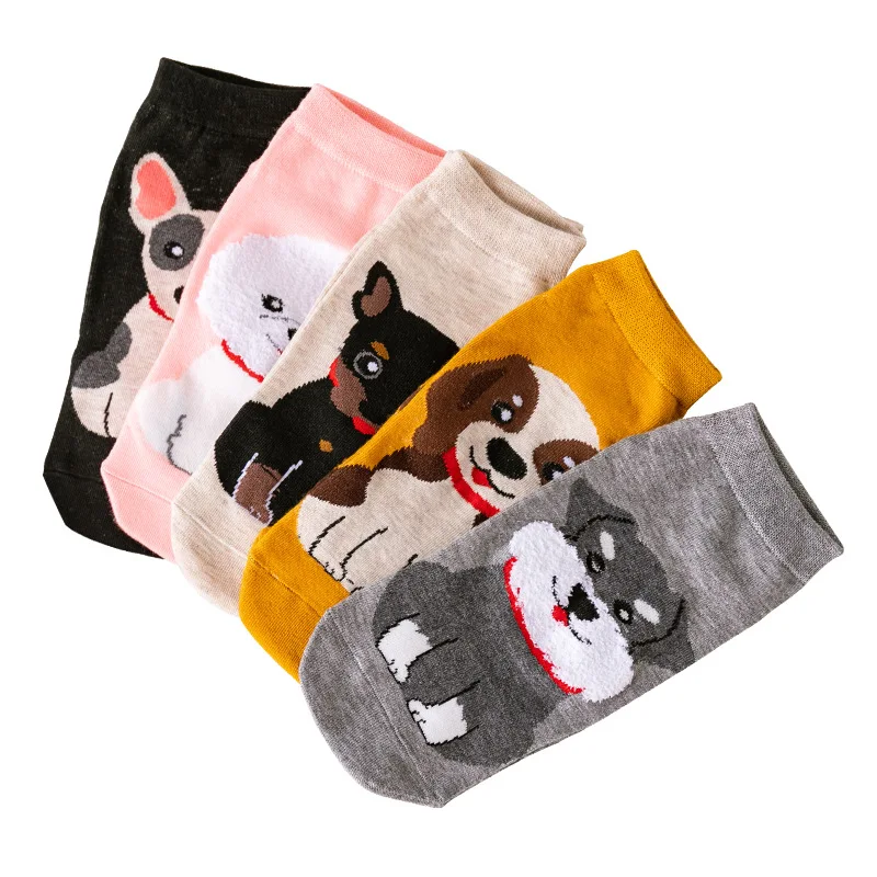 1 шт. хлопковые носки разных цветов забавный мультяшный Кот Носки с рисунком