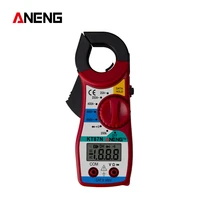 aneng kt87n lcd digital clamp multimeter amperemeter electrical clamp meter ac dc voltage resistor tester with buzzer