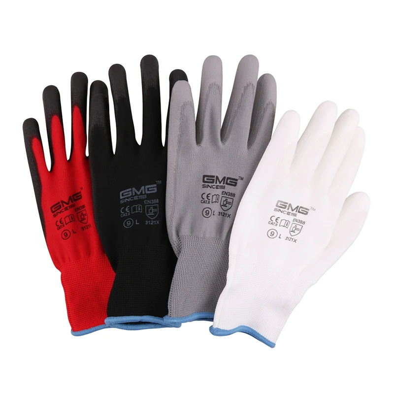 Рабочие перчатки GMG из искусственной кожи с ладонным покрытием рабочие для